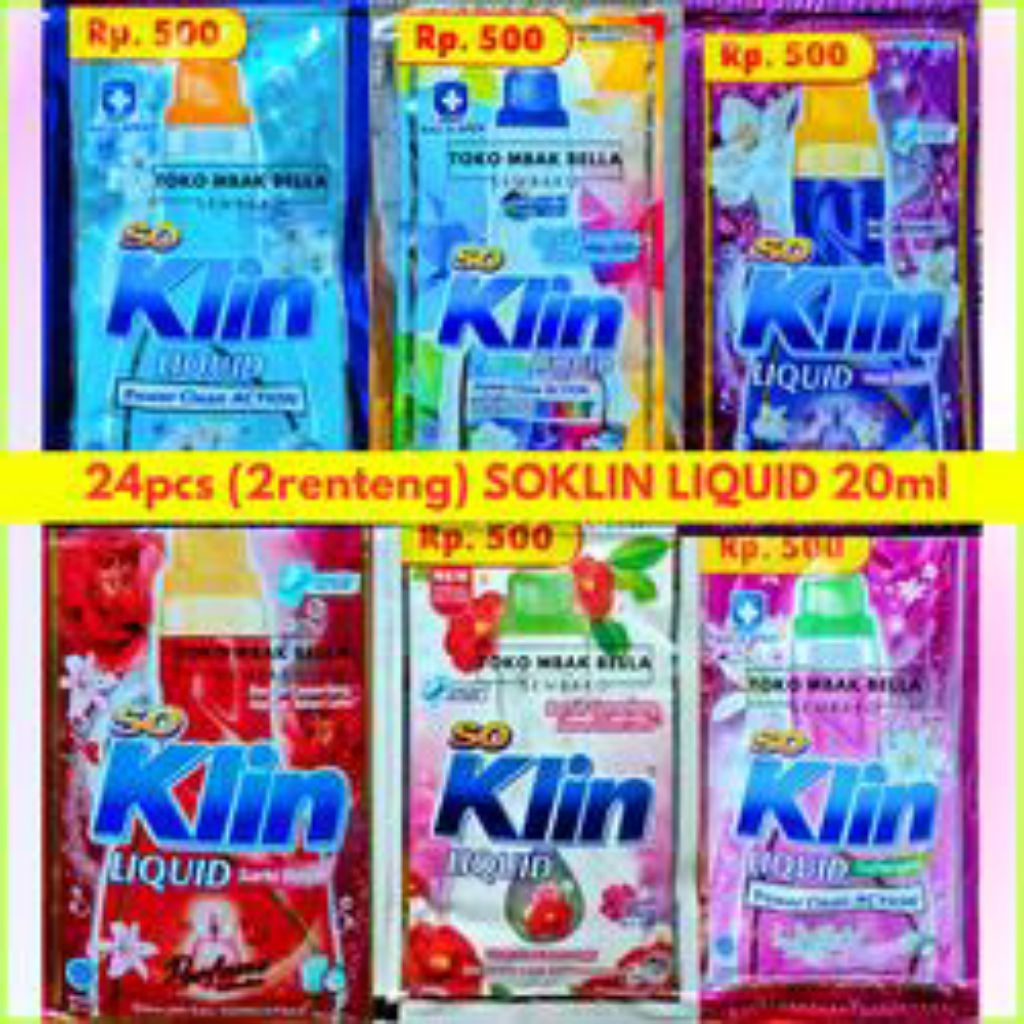 DETERJEN CAIR/DETERJEN BUBUK SOKLIN