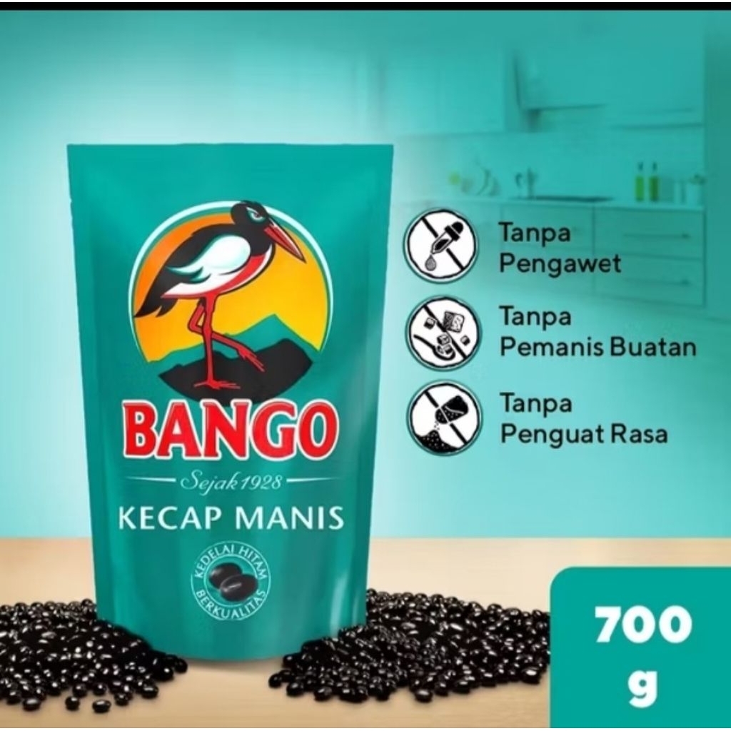 

Bango Kecap Manis Refill Kemasan Pouch 700 gr