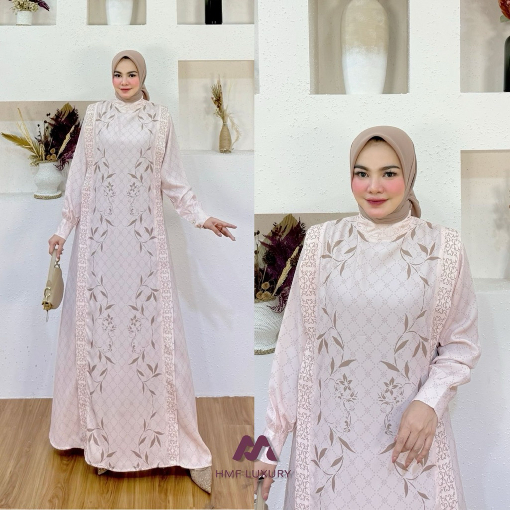 Nisa Dress Gamis HMf Ori Premium