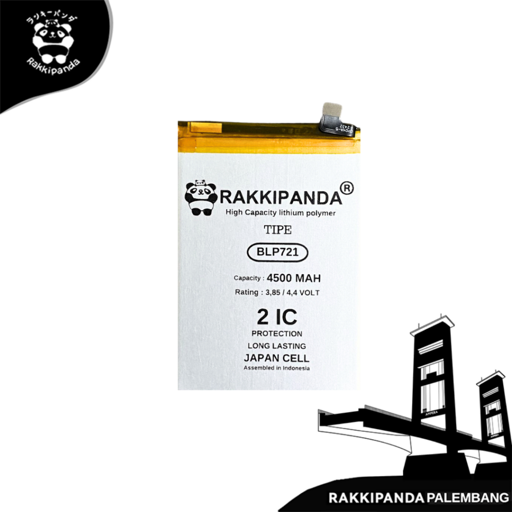 RakkiPanda BLP721 Realme C2 Baterai HP