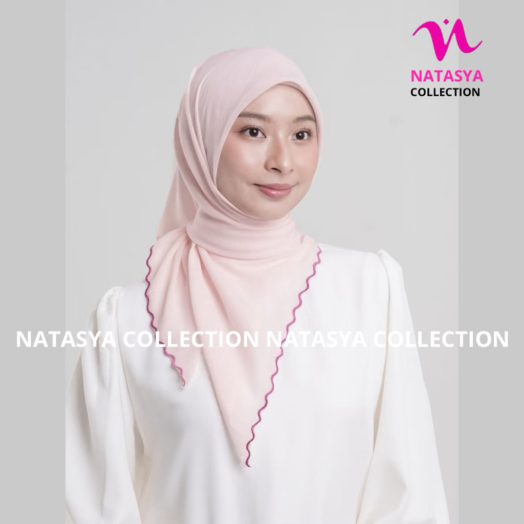 Hijab Segiempat Paris Jepang Bordir (napocut)