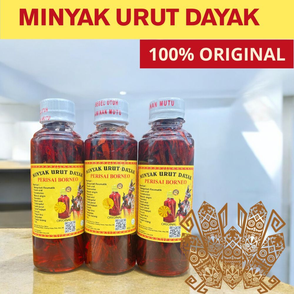 minyak urut dayak perisai borneo