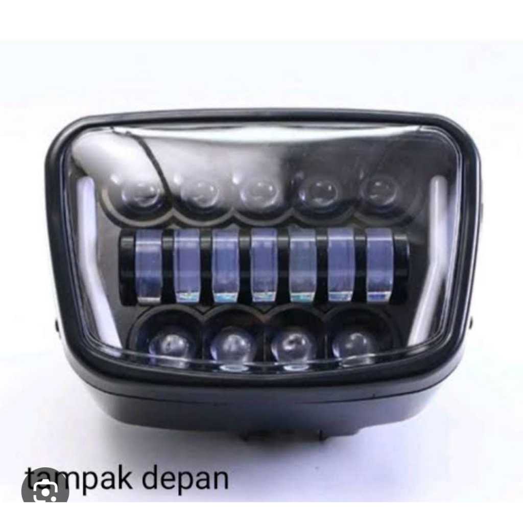 BATOK LAMPU DEPAN DAYMAKER RX KING YAMAHA PUTIH DAN BIRU ACCESORIES LARIS DAN MURAH