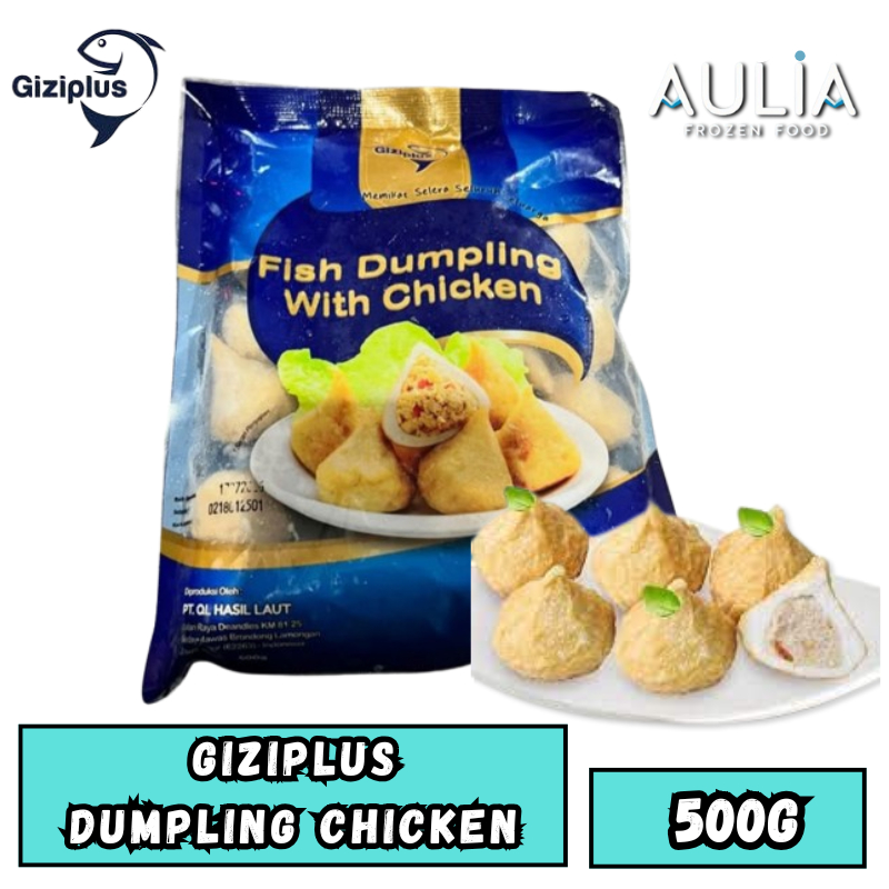 

Giziplus Dumpling Chicken 500g / Dumpling Chicken Gizi Plus 500gr / Frozen Food Depok / Aulia Frozen Food