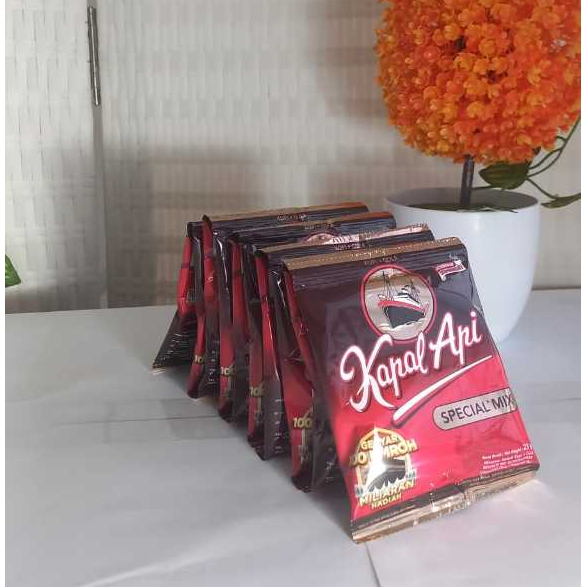 

Kopi Kapal api special mix 1 Renceng 10 PCS Coffee instan gula Robusta bubuk