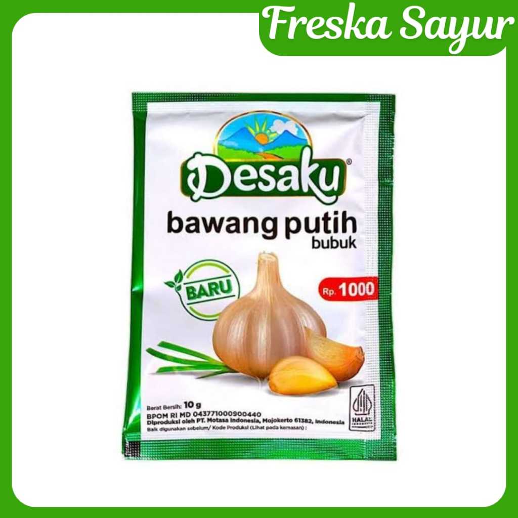 

Bawang Putih Bubuk Desaku 6 gr I Praktis & Wangi, Bikin Masakan Auto Sedap