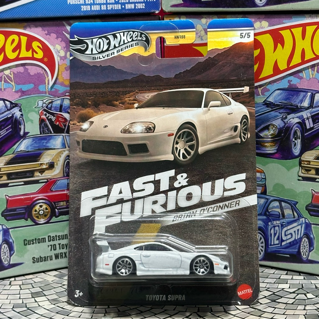 Hot Wheels Fast And Furious Seri Brian O ‘Conner Toyota Supra Putih & 1970 Ford Escort Rs1600 Origin