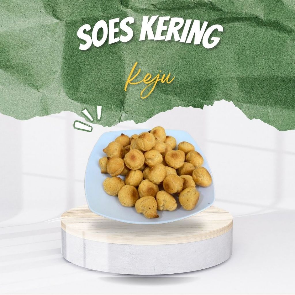 

Soes Keju Kering Gurih Renyah Enak 100gr 250gr