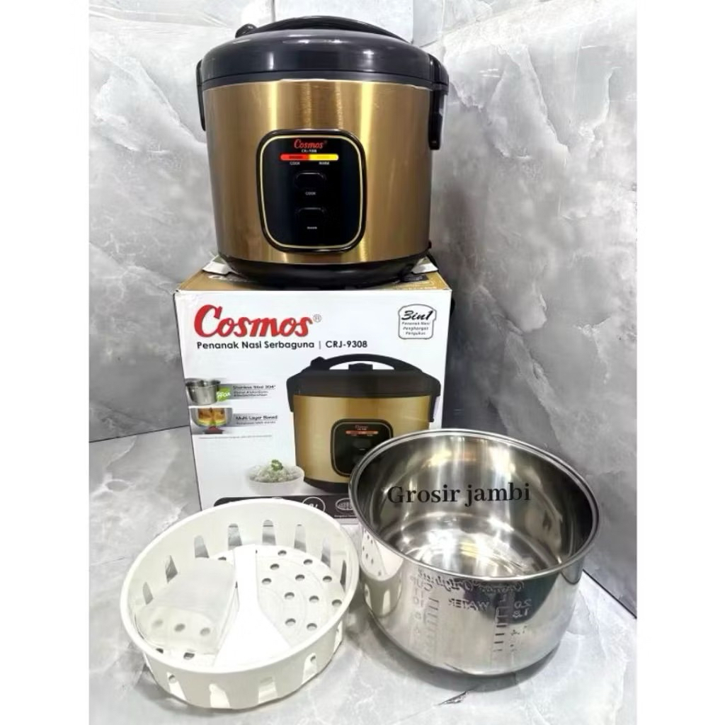 MAGICCOM MAGIC COM COSMOS 9308 PANCI STAINLESS RICE COOKER MASAK NASI PENANAK ΝΑn