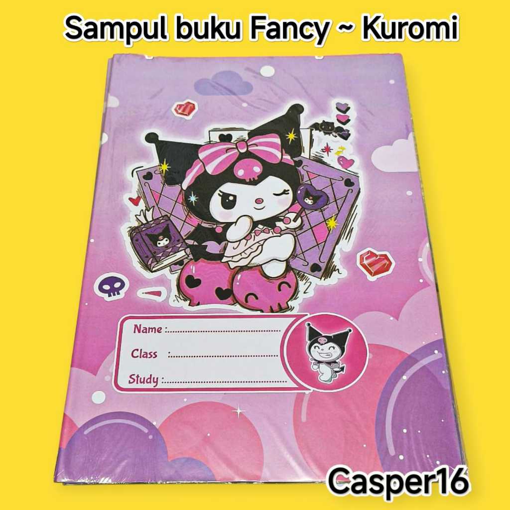 

SAMPUL BUKU - SAMPUL BUKU FANCY KARAKTER ANAK ~ KUROMY ukuran BOXY 25CM