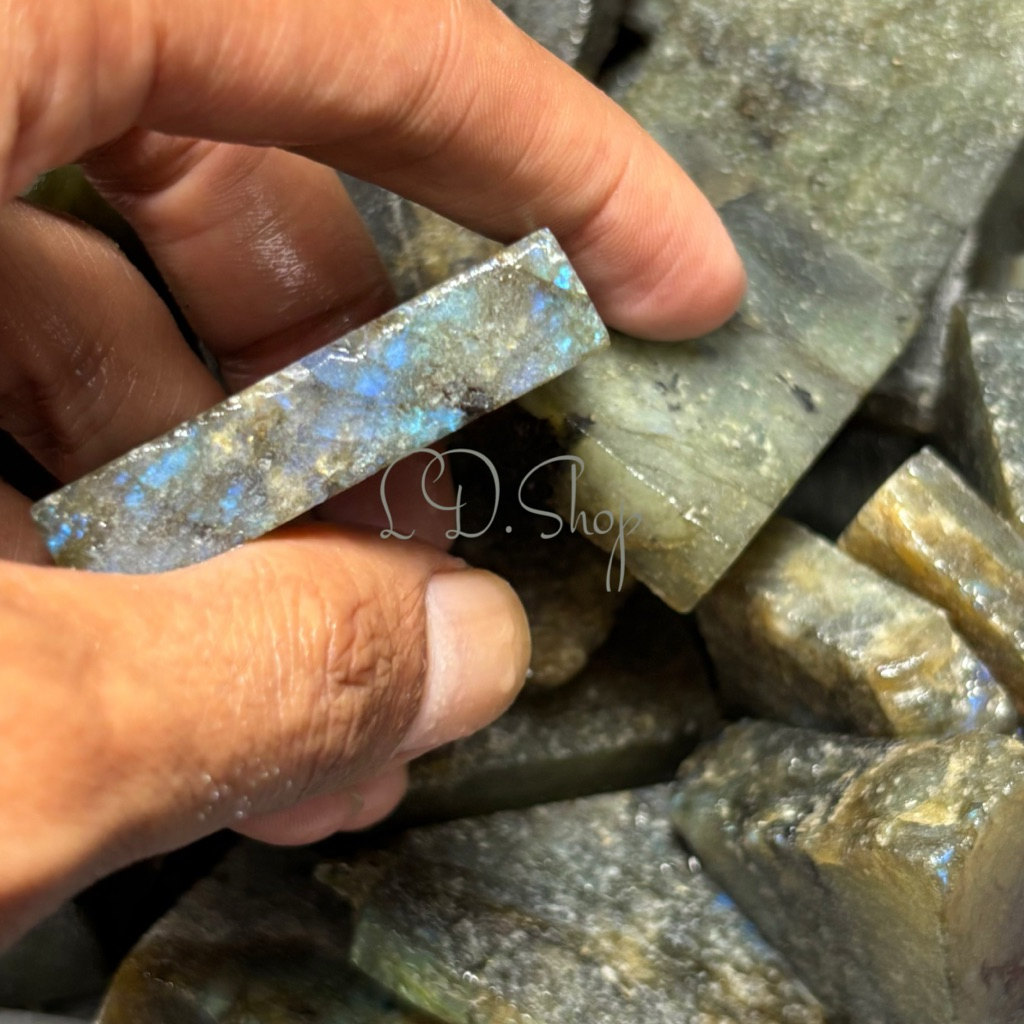 batu akik labrador / bongkahan batu labrador / natural batu labrador asli