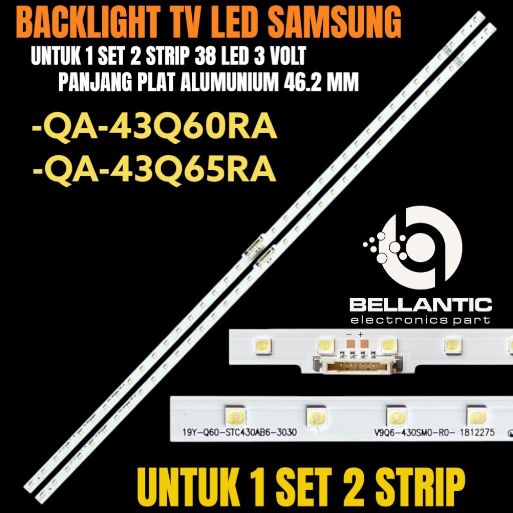 BACKLIGHT TV LED SAMSUNG 43 INCH QA-43Q60RA-QA- 43Q65RA BACKLIGHT TV LED 43 INCH SAMSUNG