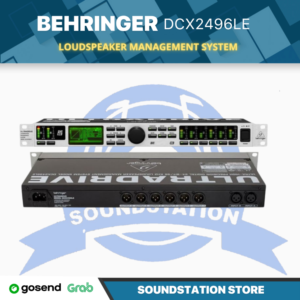 Behringer Ultra-Drive DCX2496LE DLMS Loudspeaker Management System