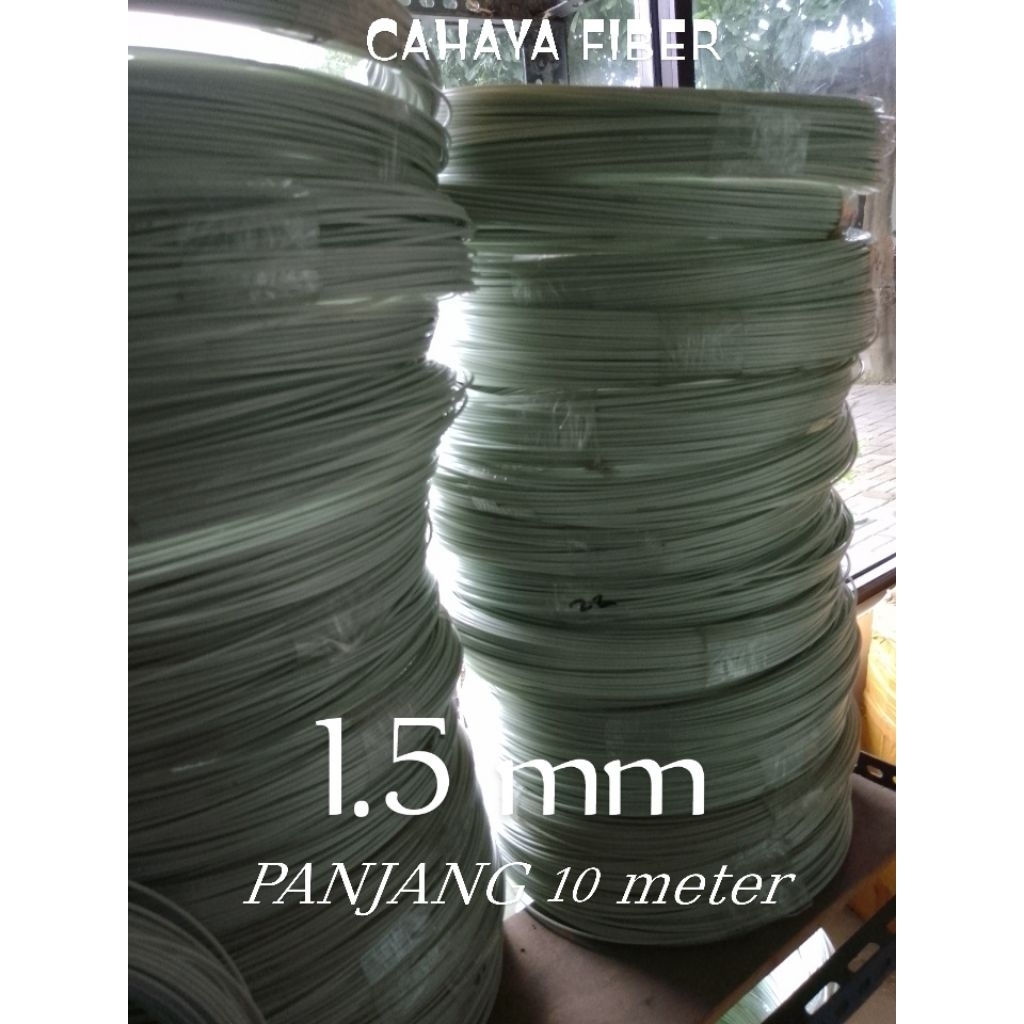 RUJI FIBER PUTIH SUSU 1.5 mm Panjang 10 meter