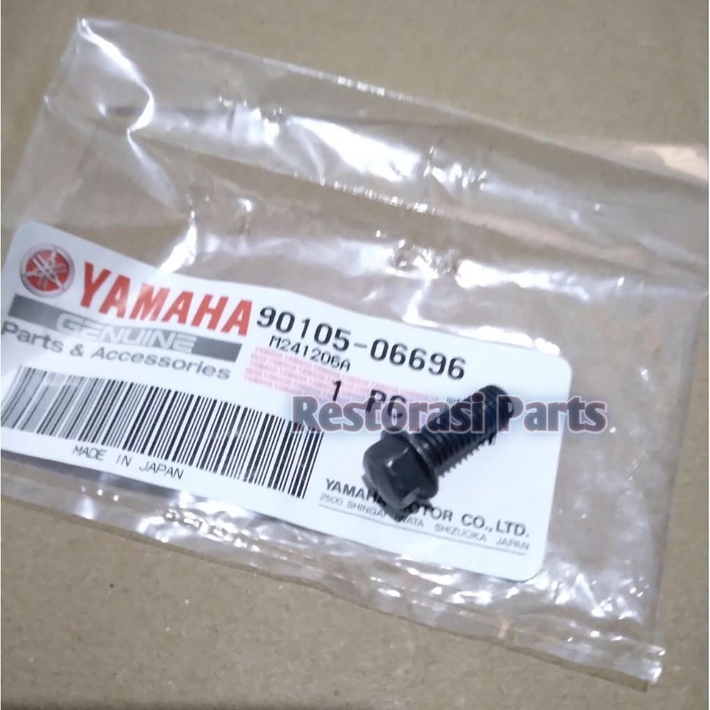 Baut Breket Dudukan Selang Rem Depan Jupiter Z Original 90105-06696