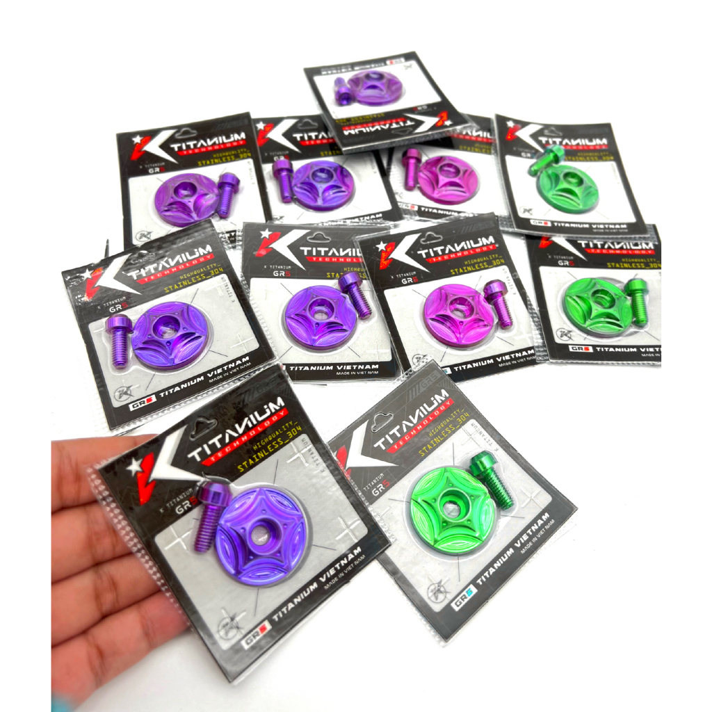 Baut Sensor Tutup Koin Idling Stop Motor Matic Honda Vario Beat Scoopy PCX ADV Bahan Titanium