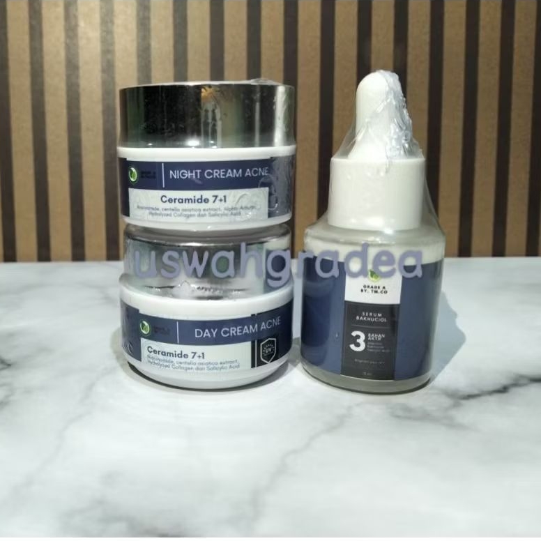 PAKET BASIC ACNE BIRU GRADE A BY TMCO