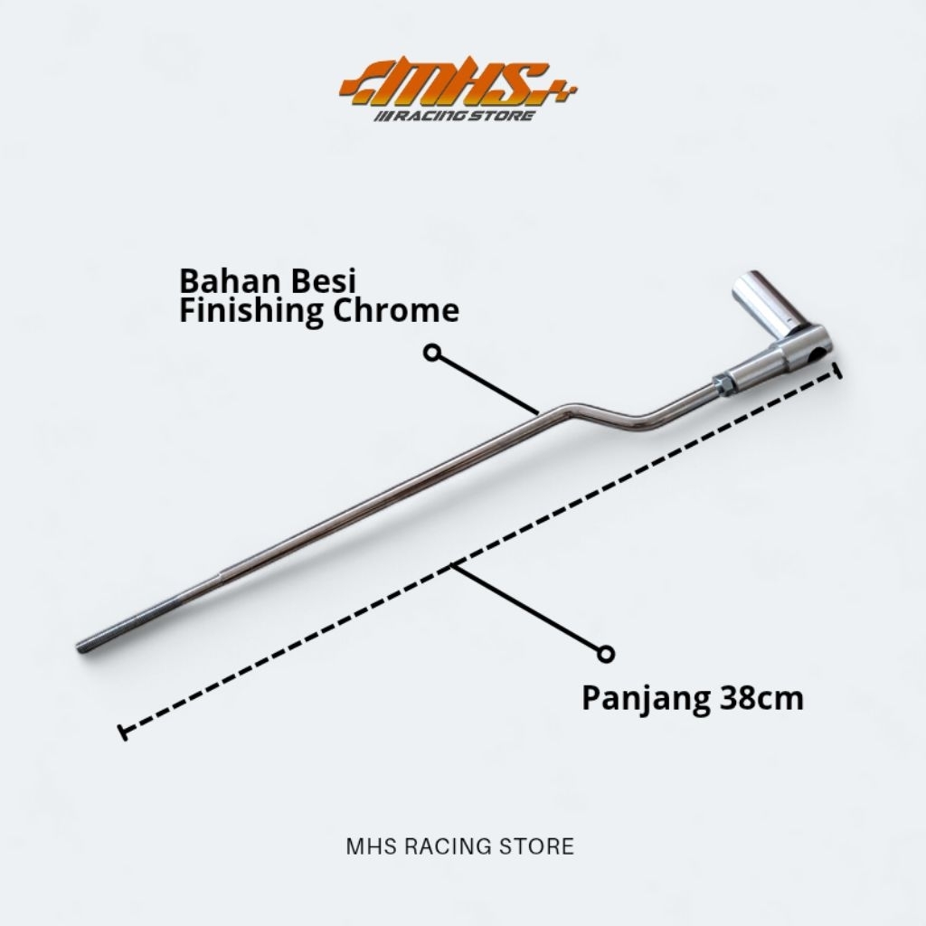 Stik Tiang Rem Belakang Underbone Universal Panjang 38 Cm