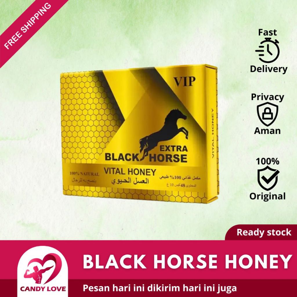 

Madu Black Horse Extra Vital Honey Isi Box 48 Sachet Made in Malaysia