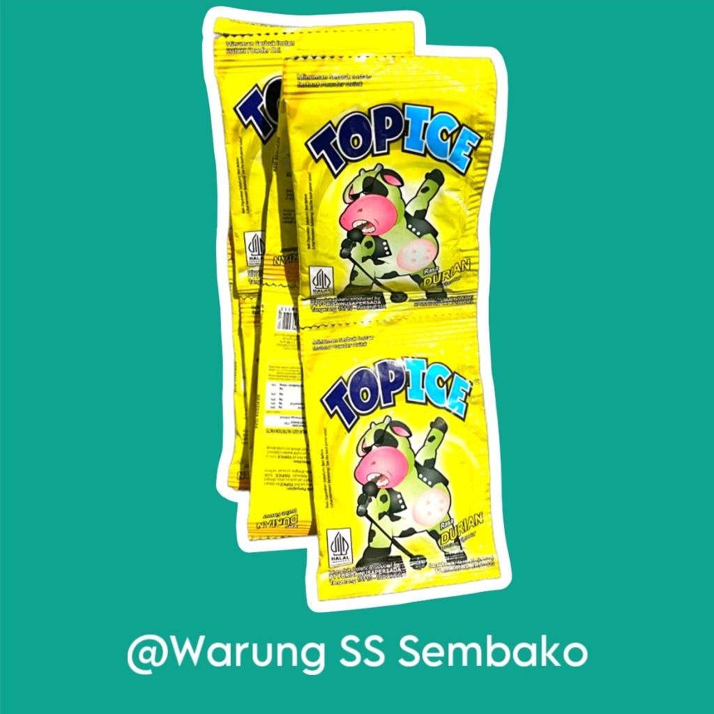 

Top Ice Minuman Serbuk Durian 1 renceng isi 10 sachet