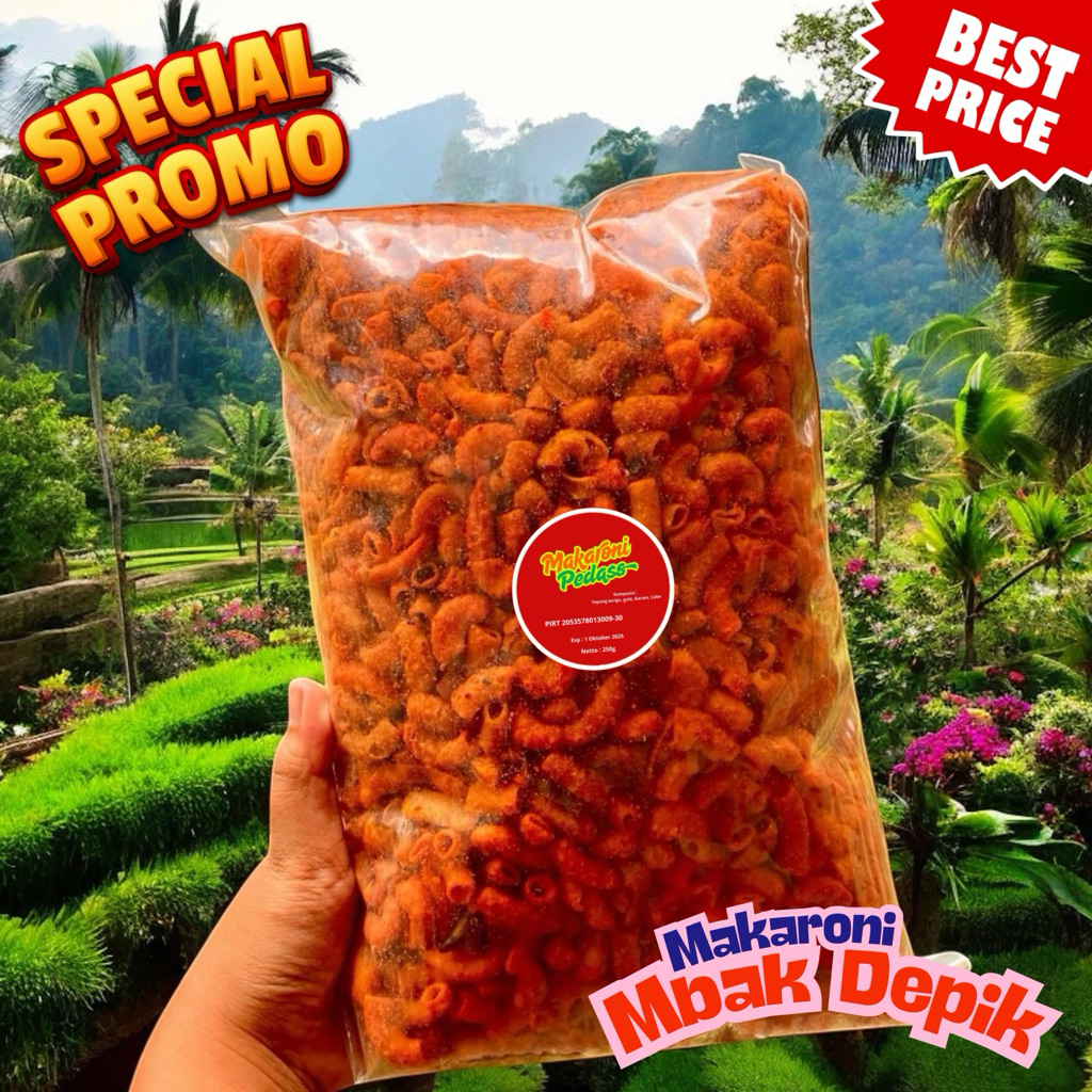 

Makaroni Setan Pedas 250gr – Bakar Lidahmu!