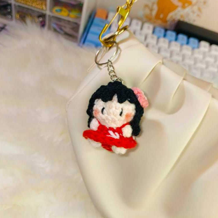 Amigurumi lilo stitch | Lilo keychain crochet