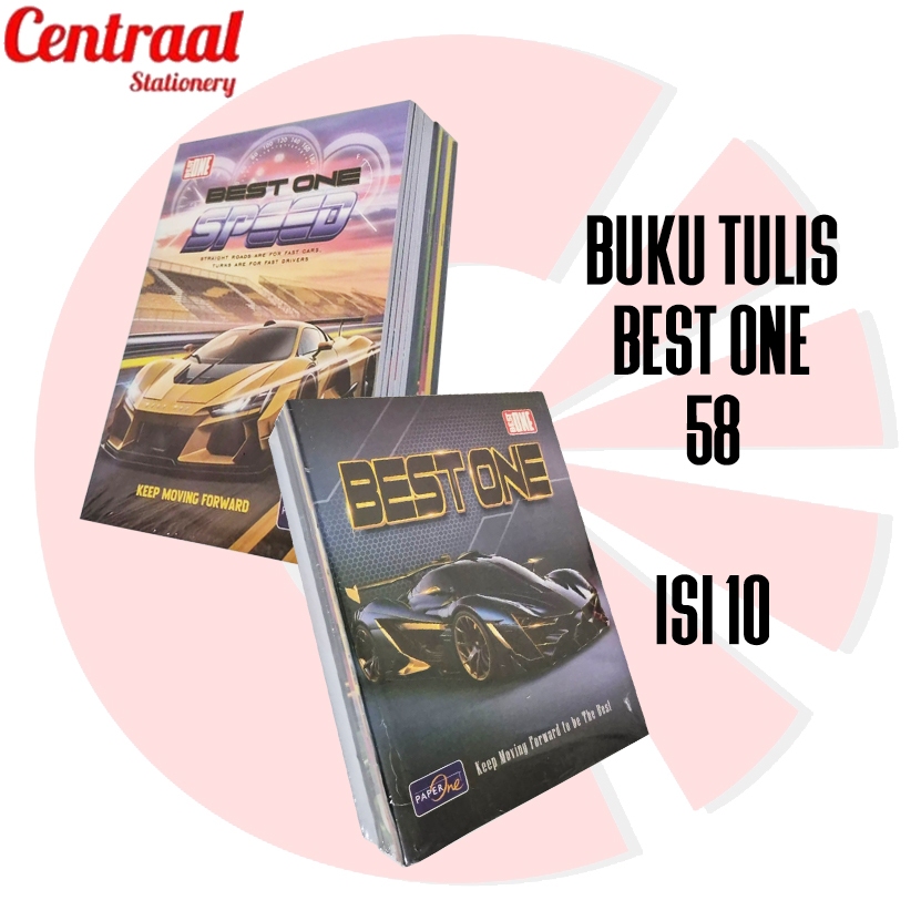 

Buku Tulis Best One 58 Lembar 10pcs PaperOne