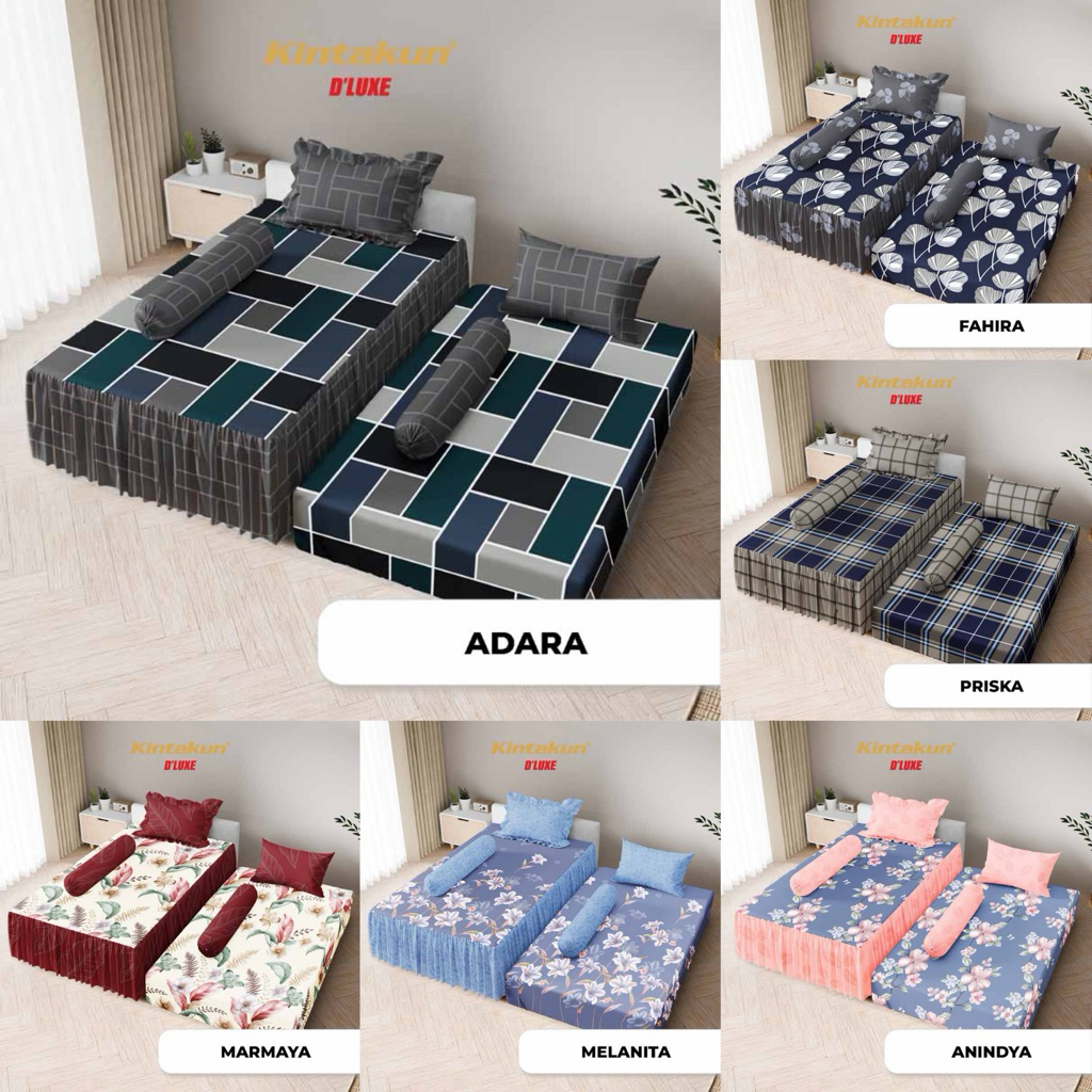 SPREI KINTAKUN 2IN1 SINGLE 120x200 - SPREI KINTAKUN D’LUXE TINGGI 25 - SPREI SORONG KINTAKUN
