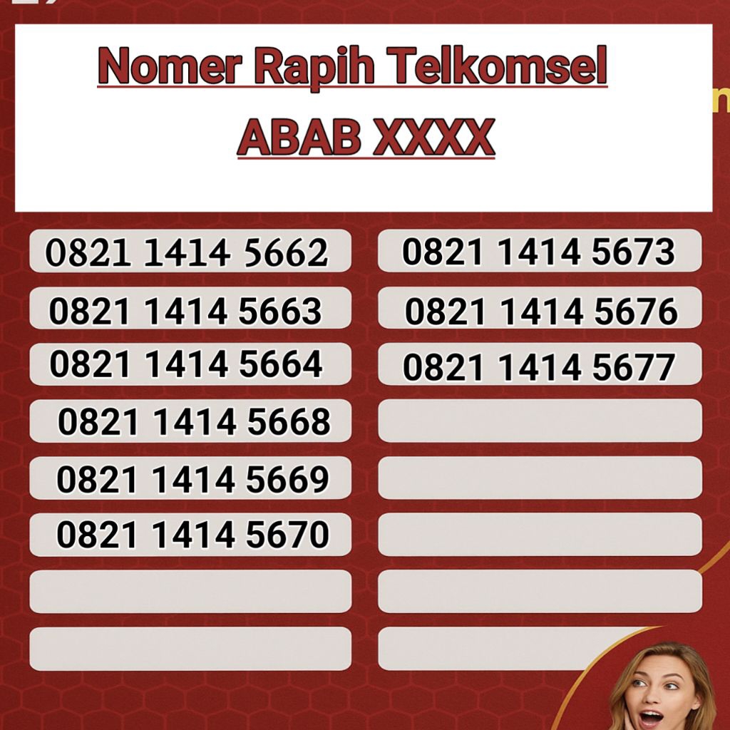 NOMER CANTIK TELKOMSEL ABAB XXXX  Kartu Perdana Nomer Cantik Telkomsel