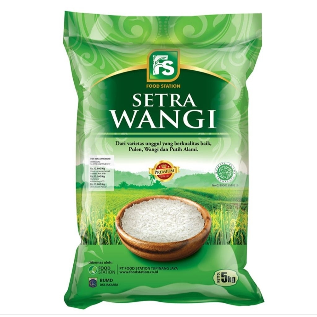 

FS Food Station Beras Setra Wangi Premium Rice 5 kg