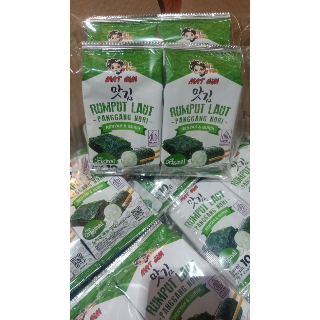 

INKO MAT GIM rumput laut panggang 10grm