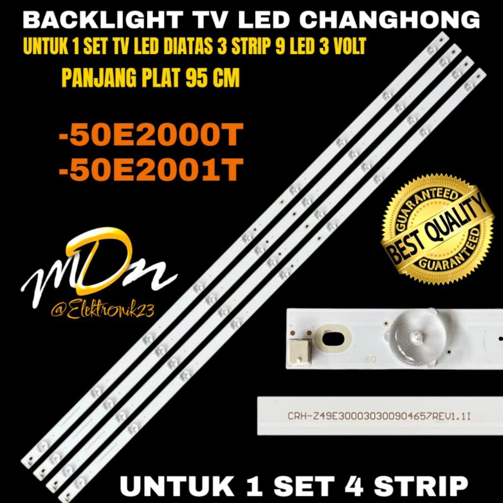 BACKLIGHT TV LED CHANGHONG 50 INCH 50E2000T- 50E2001T BACKLIGHT TV LED CHANGHONG 50 INCH