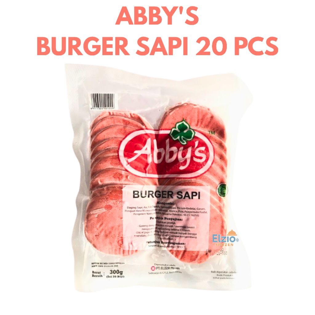 

Burger Sapi Frozen - Burger Bundar Isi 20 Pcs | Abby's Burger Sapi Halal