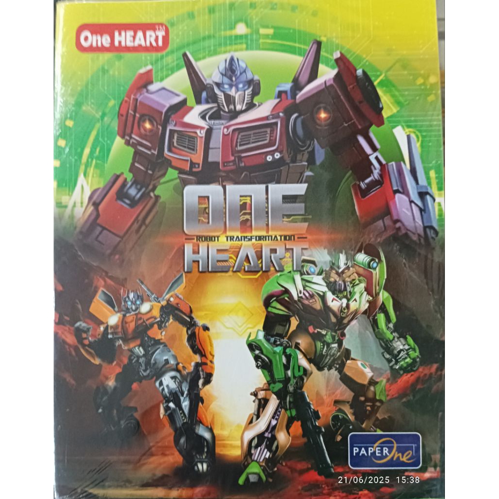 

BUKU TULIS ONE HEART 38 LEMBAR
