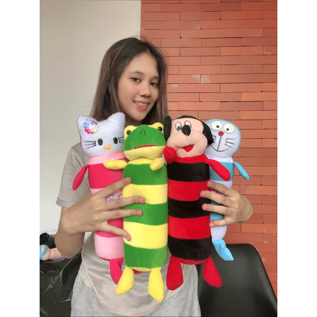 Boneka Guling Bayi Karakter Lucu , Boneka Teman tidur Bayi