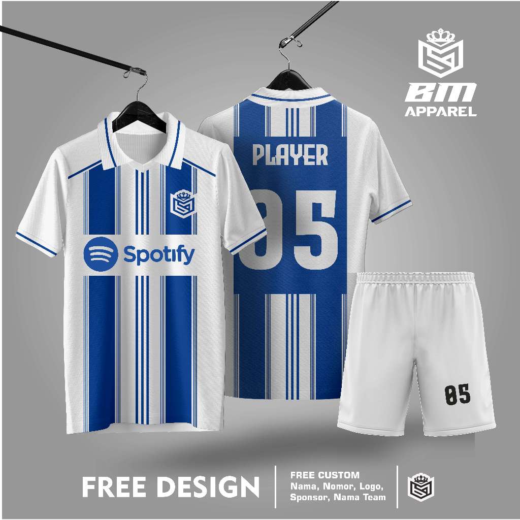 jersey custom jersey prnting jersey futsal / bola bm apparel