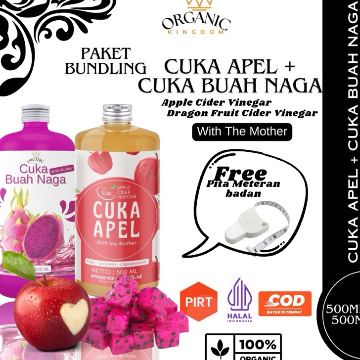 

Special Bundling Cuka Apel Cuka Buah Naga With Mother Original Organic
