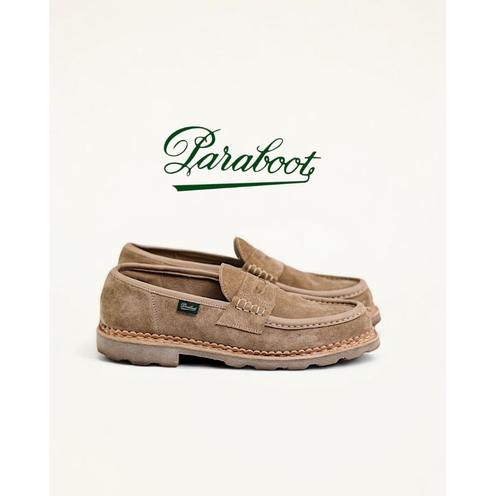 Paraboot Nantes Sand Suede Loafer Original Authentic