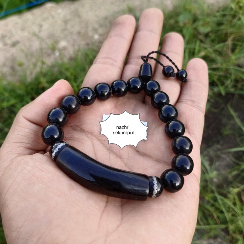 gelang cemeti kayu hitam kalimantan
