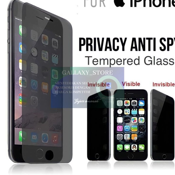 Hot Sale  IPHONE ANTI SPY  TEMPERED GLASS  SCREEN GUARD TG  PELINDUNG LAYAR IPHONE 667878XXSXRXS MAX