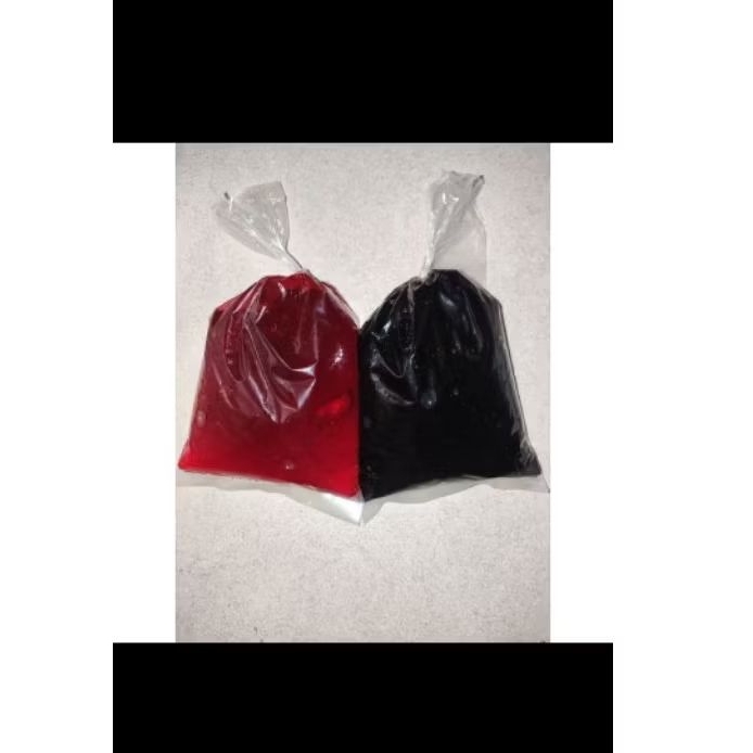 

selai strawberry dan blueberry berat ¼