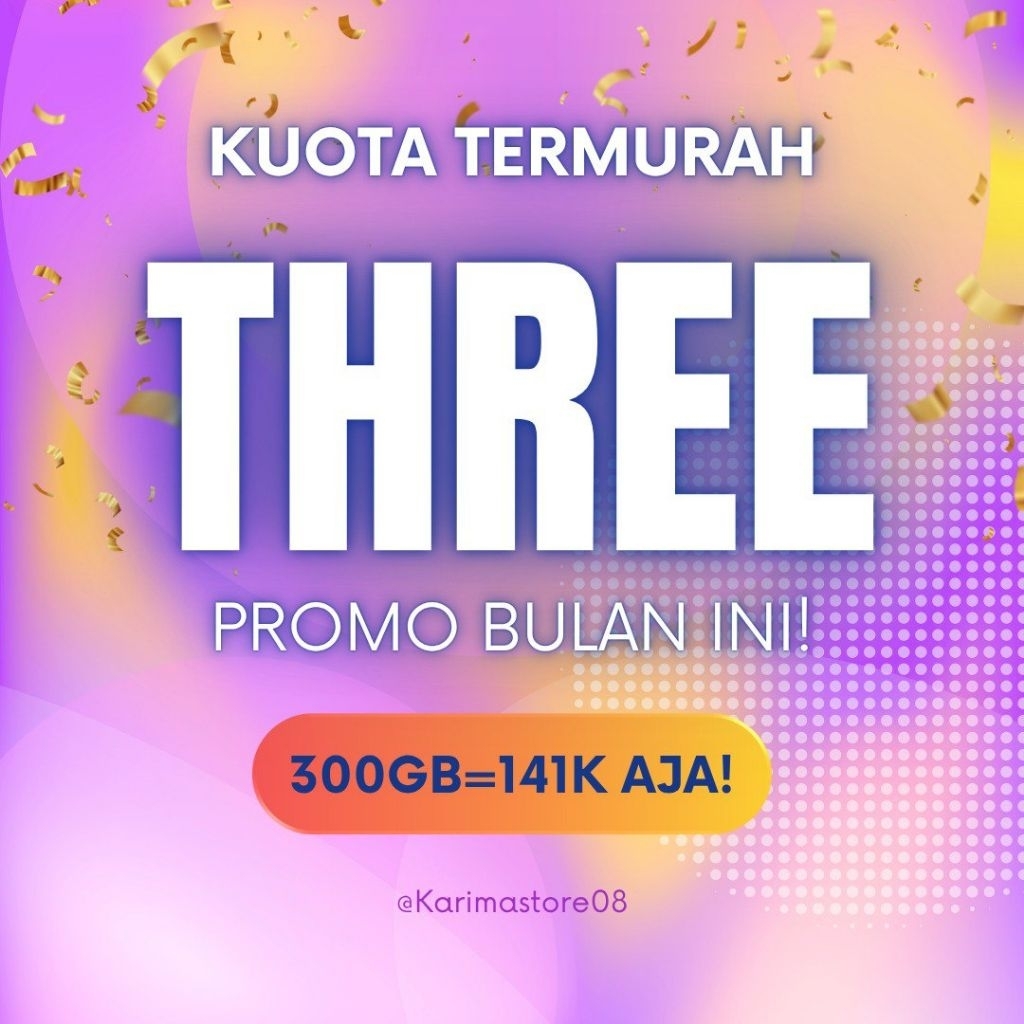KUOTA TRI / THREE JUMBO MURAH