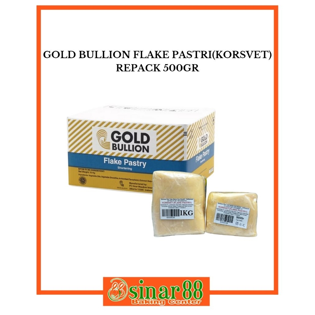 

Gold Bullion "Flake Pastry" (Korsvet) 500gr