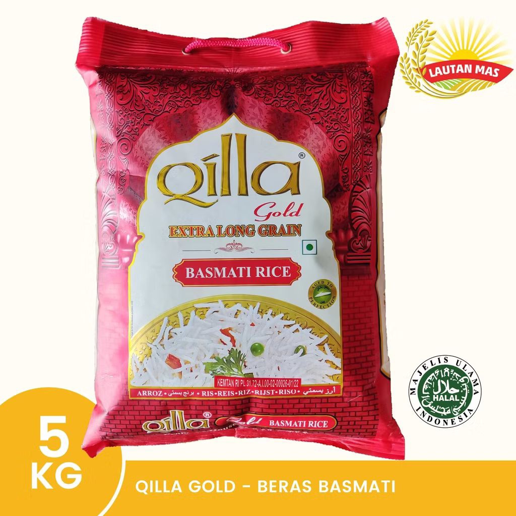 

Beras Basmati Qilla Gold Extra Long Grain 5kg