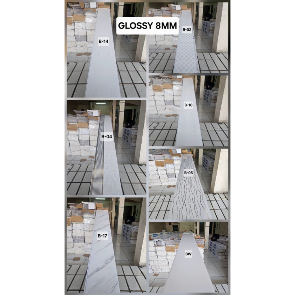 plafon PVC 1dus panjang 6m 15lembar