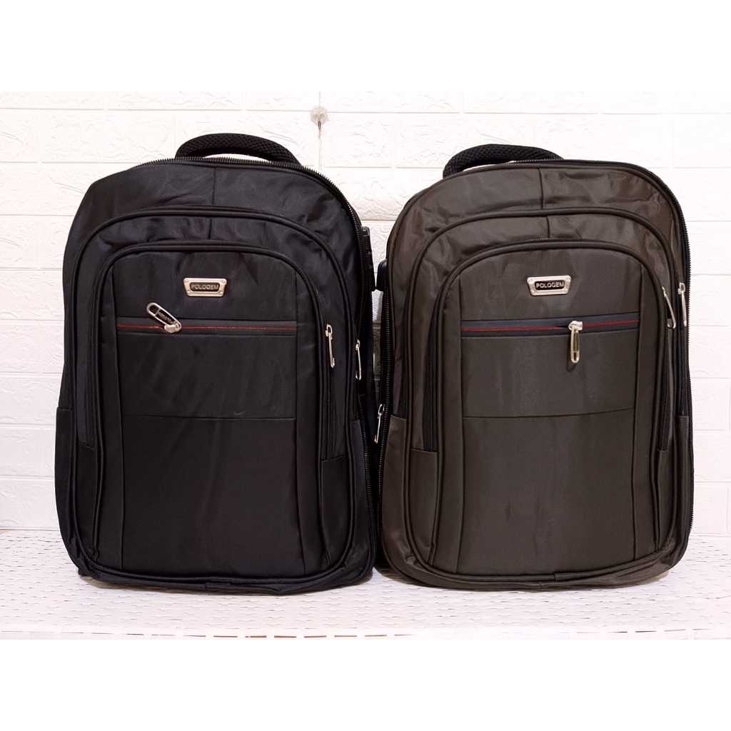 Tas POLO GEM 18 in- Tas Ransel Kerja Pria Ransel POLO GEM Original Import/Ransel Sekolah.FREE PULPEN
