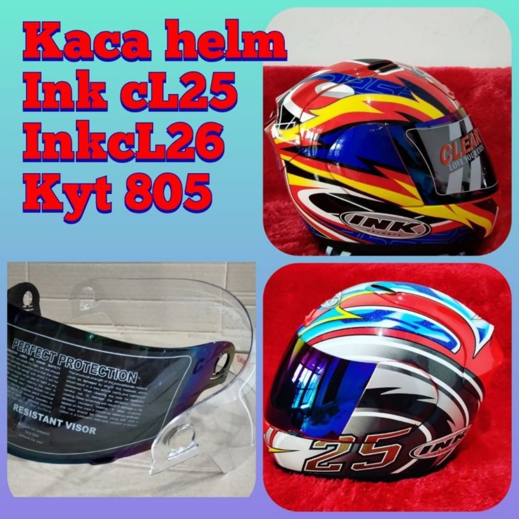 kaca helm visor INK CL 805, INK CL 25, INK CL 26