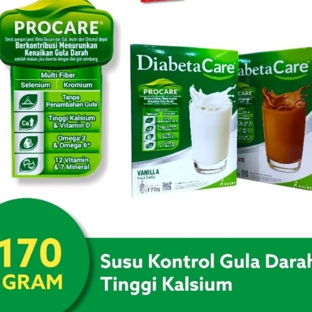 

DIABETACARE Cokelat & Vanilla 170gr