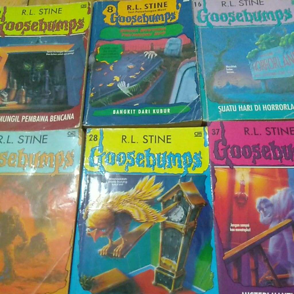 GOOSEBUMPS RL STINE CABUTAN ORIGINAL