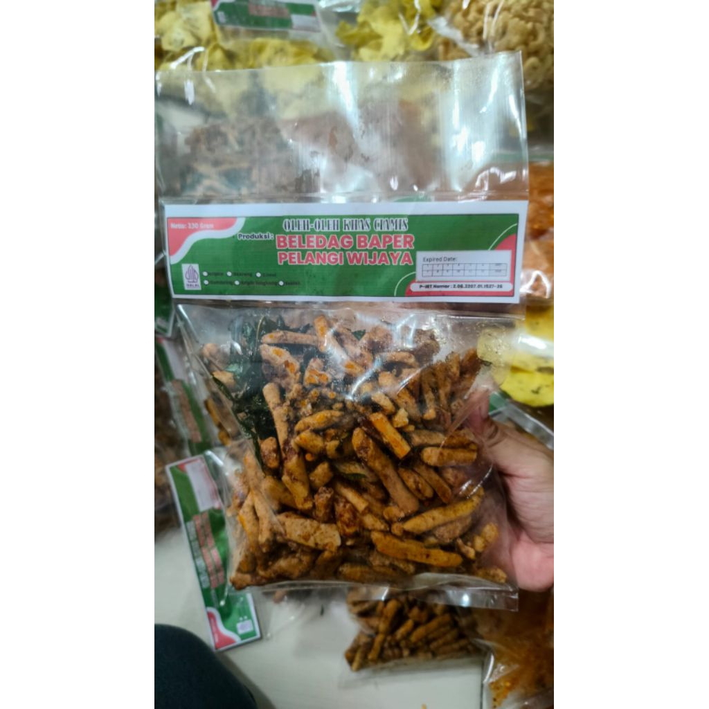 

BASRENG STIK kemasan Oleh-oleh/ basreng BANDUNG daun jeruk ( cemilan pedas viral )